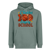 Sage i tackled 100days of school basketball Heavyweight Hoodie - texasbilliewilder