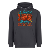 Smoke i tackled 100days of school basketball Heavyweight Hoodie - texasbilliewilder