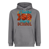 I Tackled 100days Of School Basketball Heavyweight Hoodie | Teevron