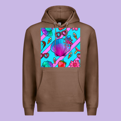 Sea Shell Premium Hoodie Designed By Bundleandbundleshop