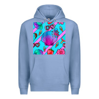 Colony Blue sea shell Premium Hoodie - BundleAndBundleShop