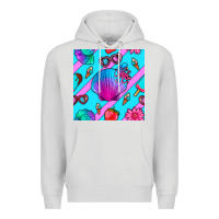 Dove Grey sea shell Premium Hoodie - BundleAndBundleShop
