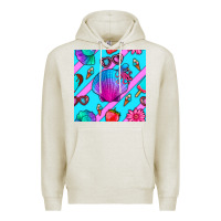 Oatmeal Heather sea shell Premium Hoodie - BundleAndBundleShop