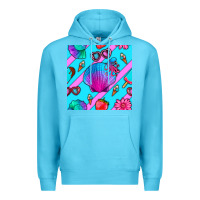 Ocean Blue sea shell Premium Hoodie - BundleAndBundleShop