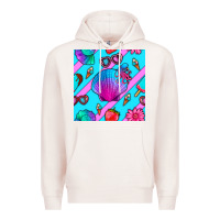 Pale Pink sea shell Premium Hoodie - BundleAndBundleShop