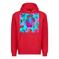 Red sea shell Premium Hoodie - BundleAndBundleShop