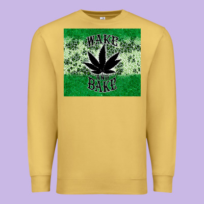 Wake And Bake Tumbler3 Premium Sweatshirt Designed By Cts Tumbler Store