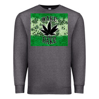 Charcoal Heather wake and bake tumbler3 Premium Sweatshirt - CTS Tumbler Store