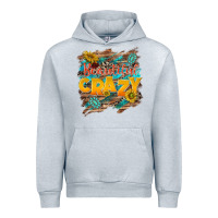 Heather Grey beautiful crazy Urban Hoodie - NancyCooperArtShop
