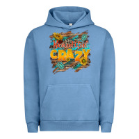 Pigment Pebble Blue beautiful crazy Urban Hoodie - NancyCooperArtShop