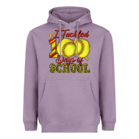 Lavender i tackled 100days of school softball Heavyweight Hoodie - texasbilliewilder