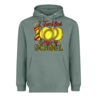 Sage i tackled 100days of school softball Heavyweight Hoodie - texasbilliewilder