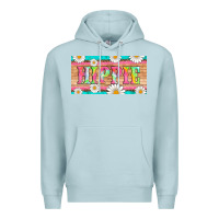 Blue Mist hippie and daisys license plate template Premium Hoodie - Artiststas