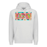 Dove Grey hippie and daisys license plate template Premium Hoodie - Artiststas