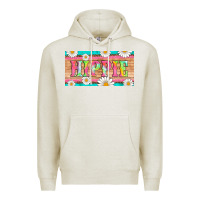 Oatmeal Heather hippie and daisys license plate template Premium Hoodie - Artiststas