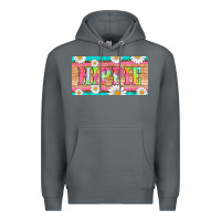 Rock hippie and daisys license plate template Premium Hoodie - Artiststas