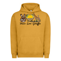 Peace Love Giraffes Urban Hoodie | Teevron