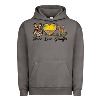 Pigment Tornado Peace Love Giraffes Urban Hoodie - LillyAllenDesigns