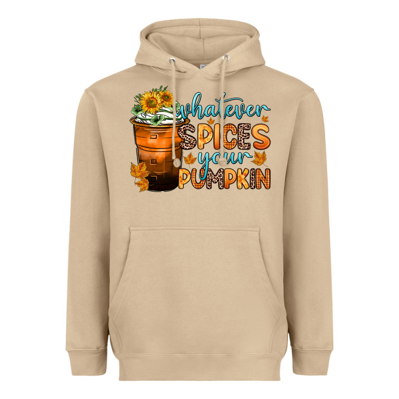 Whatever Spices Your Pumpkin Heavyweight Hoodie by Zillion Design Studio | Teevron