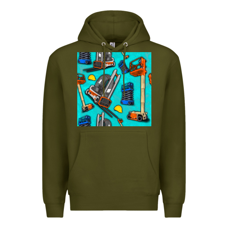 Construction Vehicles Premium Hoodie by BundleAndBundleShop | Teevron