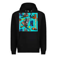 Black construction vehicles Premium Hoodie - BundleAndBundleShop
