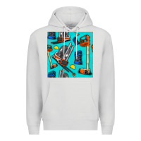 Dove Grey construction vehicles Premium Hoodie - BundleAndBundleShop