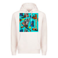 Pale Pink construction vehicles Premium Hoodie - BundleAndBundleShop