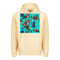 Pina Colada construction vehicles Premium Hoodie - BundleAndBundleShop