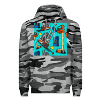 Slate Camo construction vehicles Premium Hoodie - BundleAndBundleShop