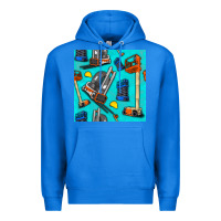 True Royal construction vehicles Premium Hoodie - BundleAndBundleShop