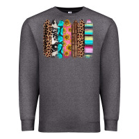 Charcoal Heather Western brushstrokes Premium Sweatshirt - CTS Tumbler Store