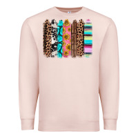 Pale Pink Western brushstrokes Premium Sweatshirt - CTS Tumbler Store