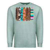 Seafoam Western brushstrokes Premium Sweatshirt - CTS Tumbler Store