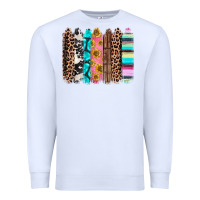 White Western brushstrokes Premium Sweatshirt - CTS Tumbler Store