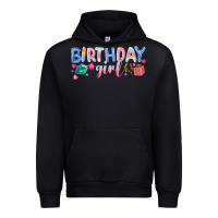 Black birthday girl Urban Hoodie - NancyCooperArtShop