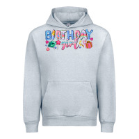 Heather Grey birthday girl Urban Hoodie - NancyCooperArtShop