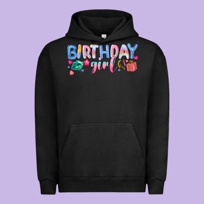 Birthday Girl Urban Hoodie Designed By Nancycooperartshop