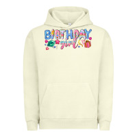 Pigment Pistachio birthday girl Urban Hoodie - NancyCooperArtShop