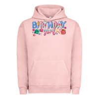 Pigment Salmon birthday girl Urban Hoodie - NancyCooperArtShop