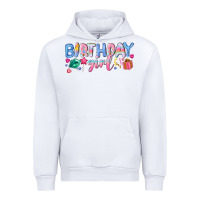 White birthday girl Urban Hoodie - NancyCooperArtShop