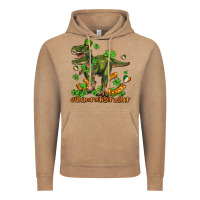 Vintage Coffee shamrockscrusher t rex and horseshoe Vintage Hoodie - AdoDesignShop