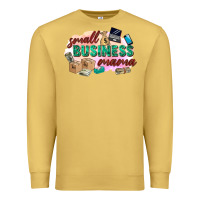 Antique Gold small business mama Premium Sweatshirt - Zillion Design Studio