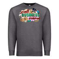 Charcoal Heather small business mama Premium Sweatshirt - Zillion Design Studio