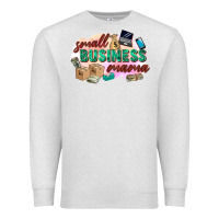 Oatmeal Heather small business mama Premium Sweatshirt - Zillion Design Studio
