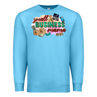 Ocean Blue small business mama Premium Sweatshirt - Zillion Design Studio