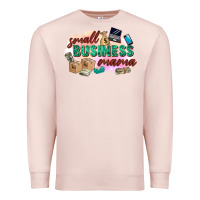 Pale Pink small business mama Premium Sweatshirt - Zillion Design Studio
