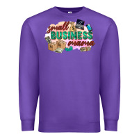 Purple small business mama Premium Sweatshirt - Zillion Design Studio