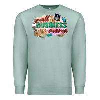 Seafoam small business mama Premium Sweatshirt - Zillion Design Studio