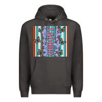 Smoke groovy with flowers and Butterflies Premium Hoodie - Artiststas