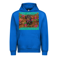 Cobalt dachshund Urban Hoodie - BarkalooDesign